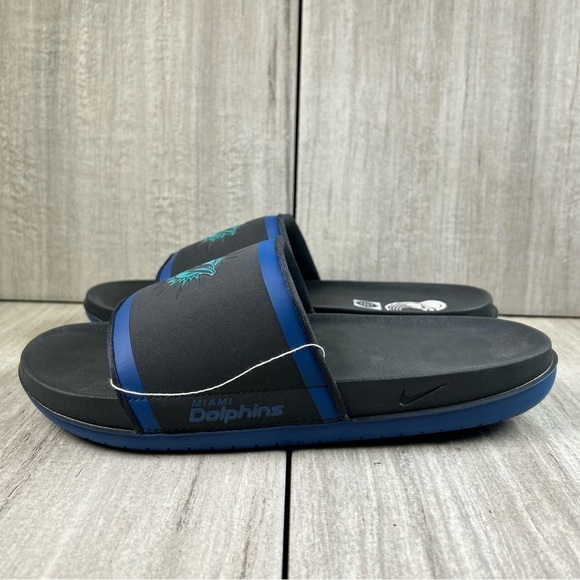 Nike x NFL Miami Dolphins Offcourt Slides Recovery Comfort Sandals Men’s Size 9 main image 7